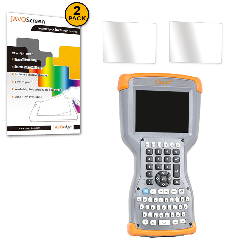 Screen Protector for Juniper Systems Allegro 3, (Screen Protector by JAVOedge) - Ultra Clear (2 Pack) Defensive Armor Against Scratches