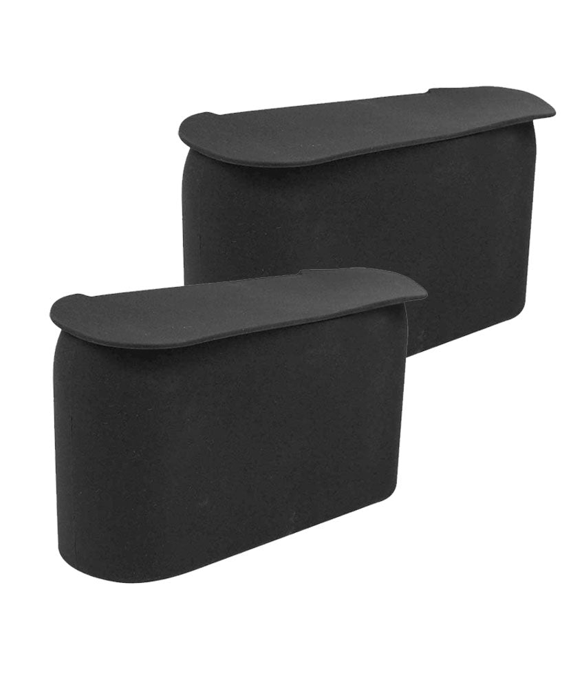JAVOedge (2 Pack / 1 Pack) Small Car Door Side Organizer or Trash Can With Lid, Flexible Material, Fits All Side Doors