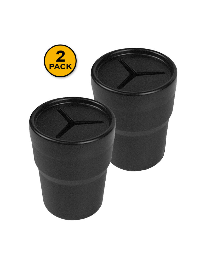 (2 Pack) Black Cup Storage Holder