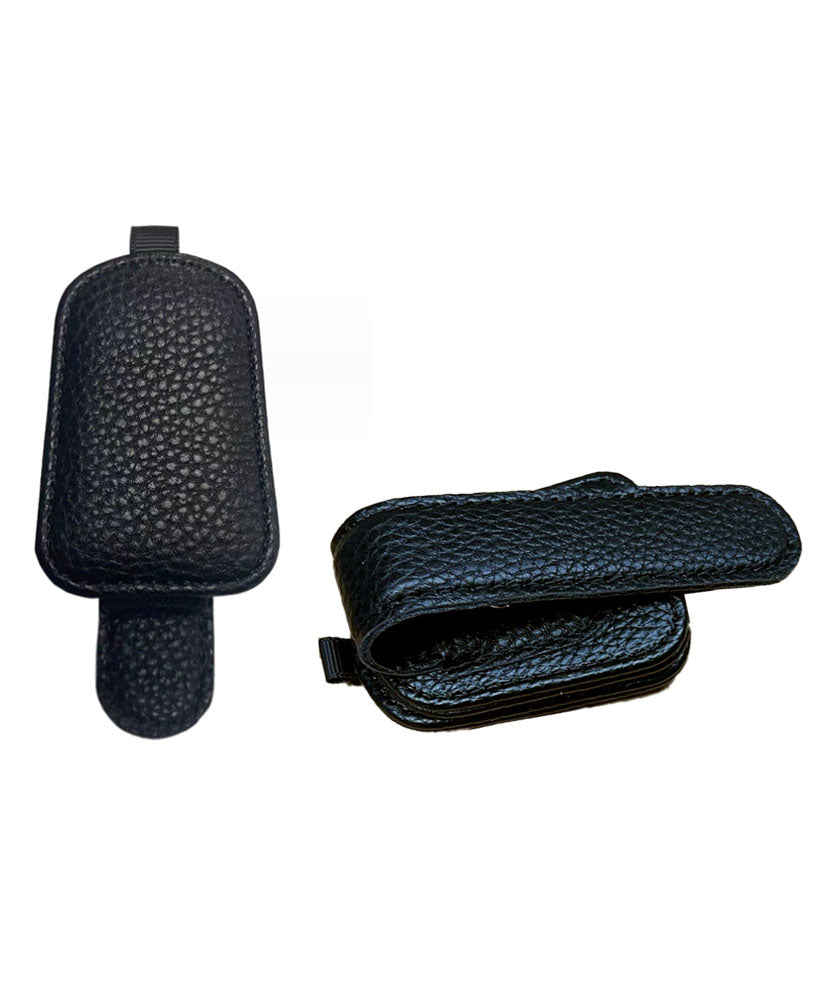 (2 PACK) Magnetic Sunglasses Holders for Car Visor, Van Accessories, Car Organizers for Women & Men Roadtrip Essentials