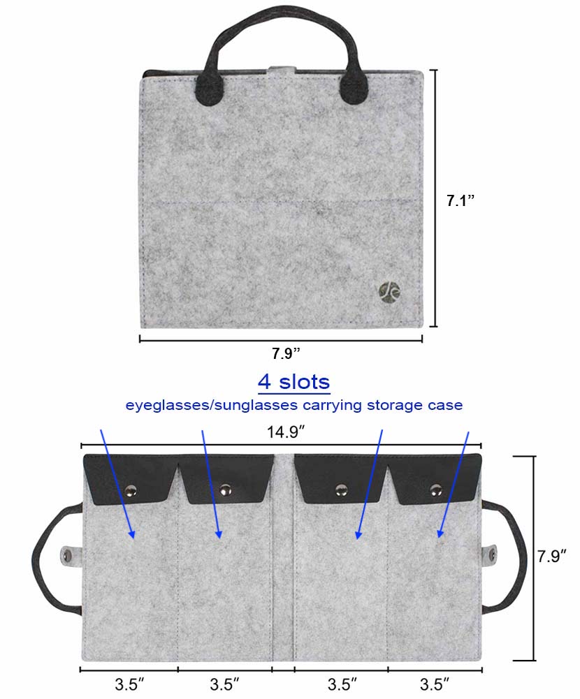 Gray with Handle