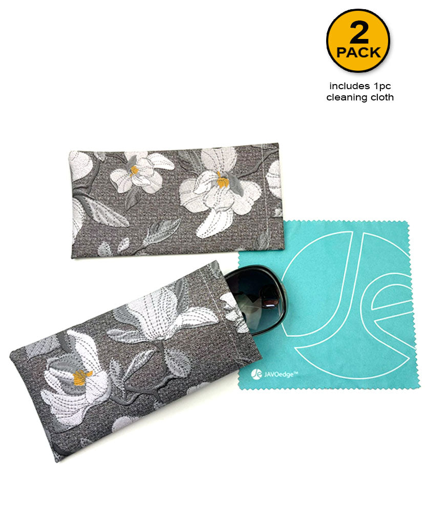Gray Floral - 2 Packs