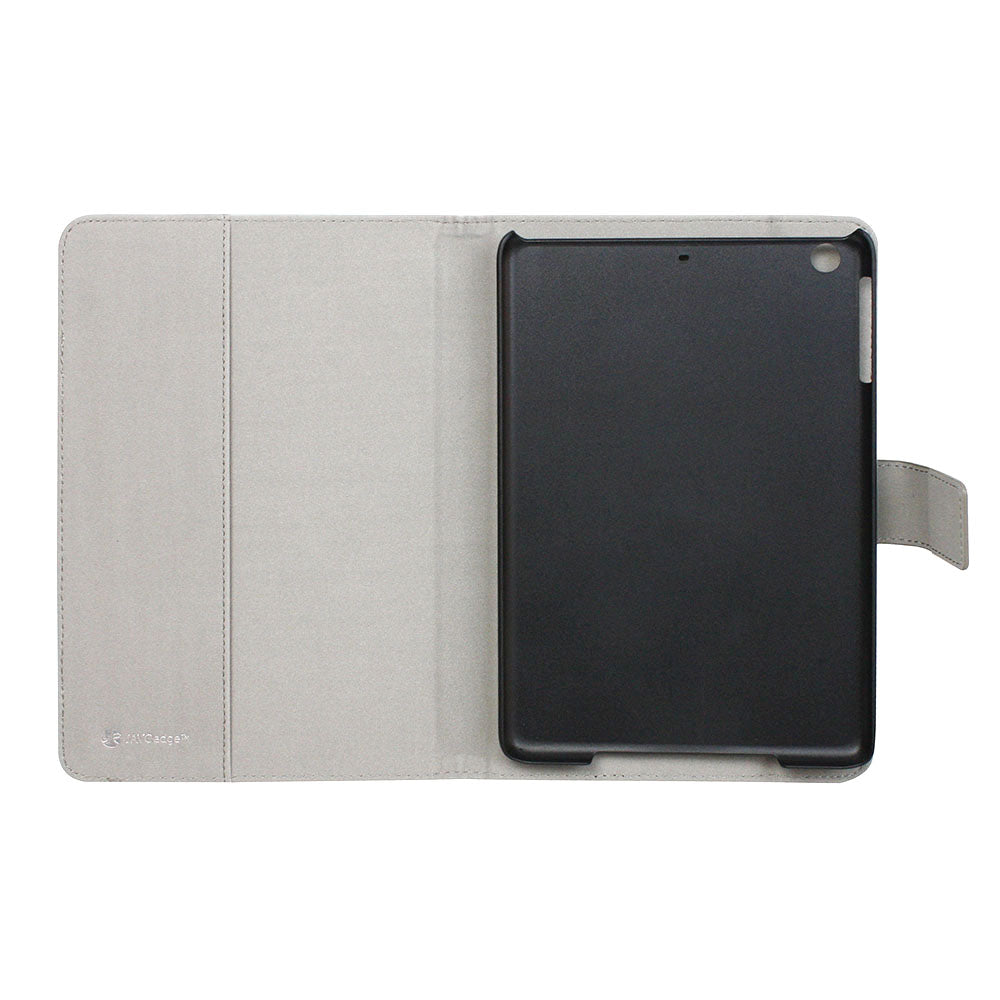 JAVOedge Classic Stripe Folio Case for the Apple iPad Mini 3 (Grey)