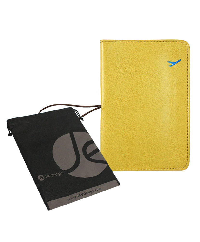 JAVOedge Basic Passport Holder Case with Pockets for Boarding Passes, Cards, Documents