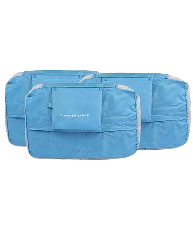 JAVOedge Beige Owl Pattern Lightweight Fabric Drawstring Bag for Packing, Storage, Undergarments