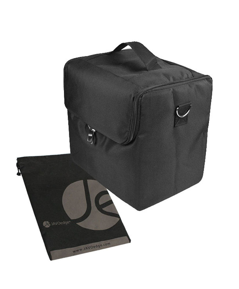JAVOedge Professional Portable Makeup Cosmetic Organizer Box, Includes a Carrying Strap and Fold Out 4 Storage Trays