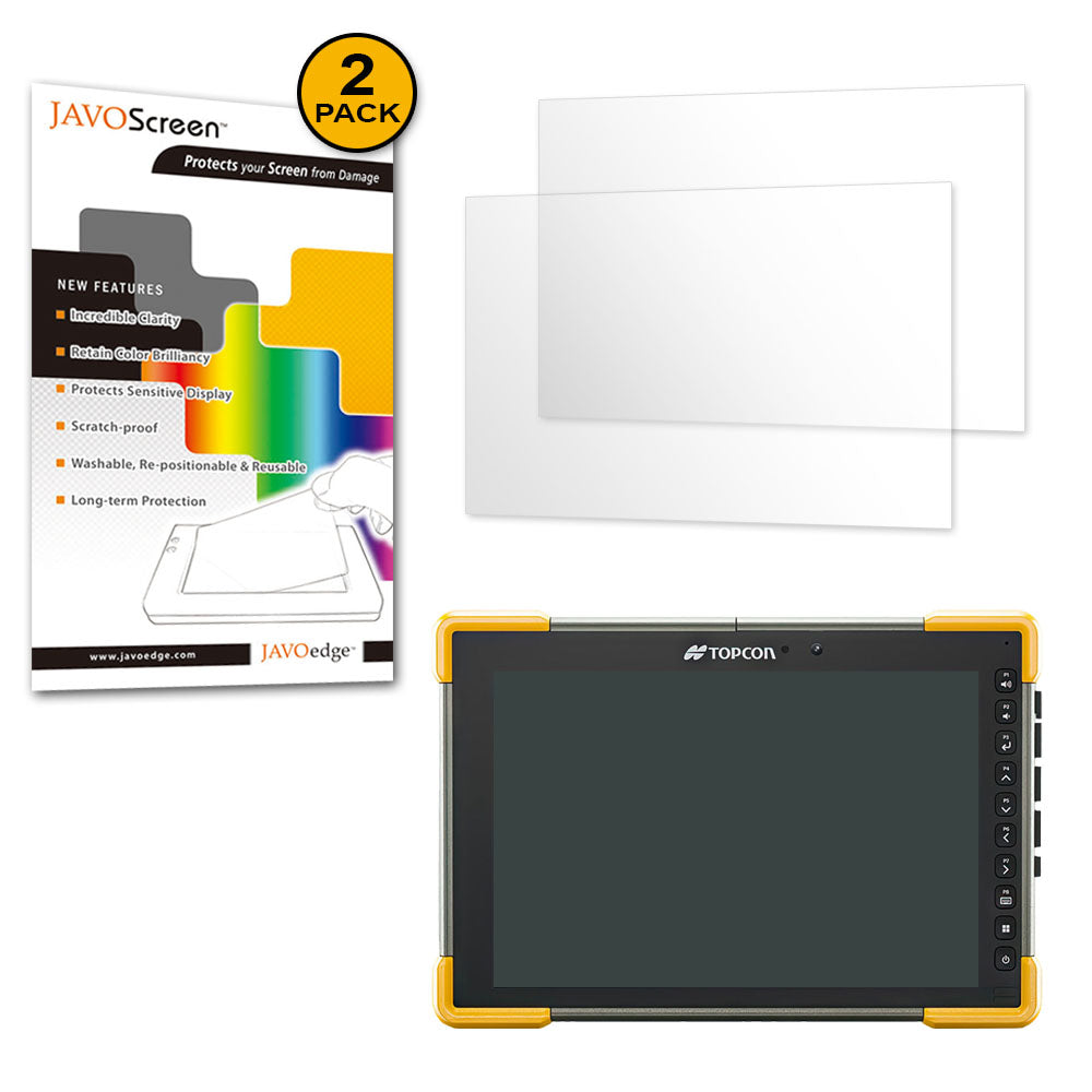 JAVOedge Anti-Glare or Ultra Clear Screen Protector for Topcon FT-100 Tablet (2 PACK), A Defensive Armor Against Scratches