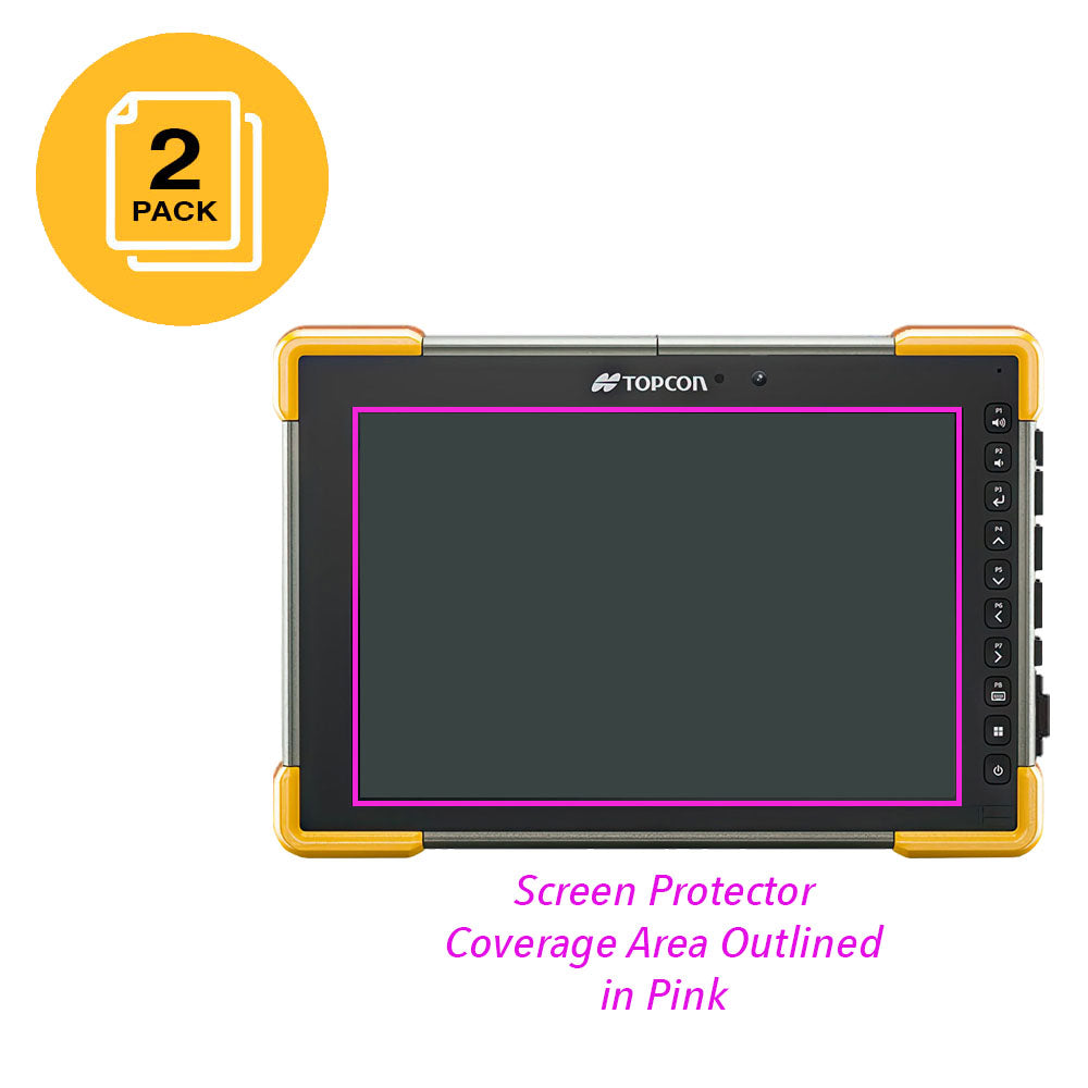JAVOedge Anti-Glare or Ultra Clear Screen Protector for Topcon FT-100 Tablet (2 PACK), A Defensive Armor Against Scratches