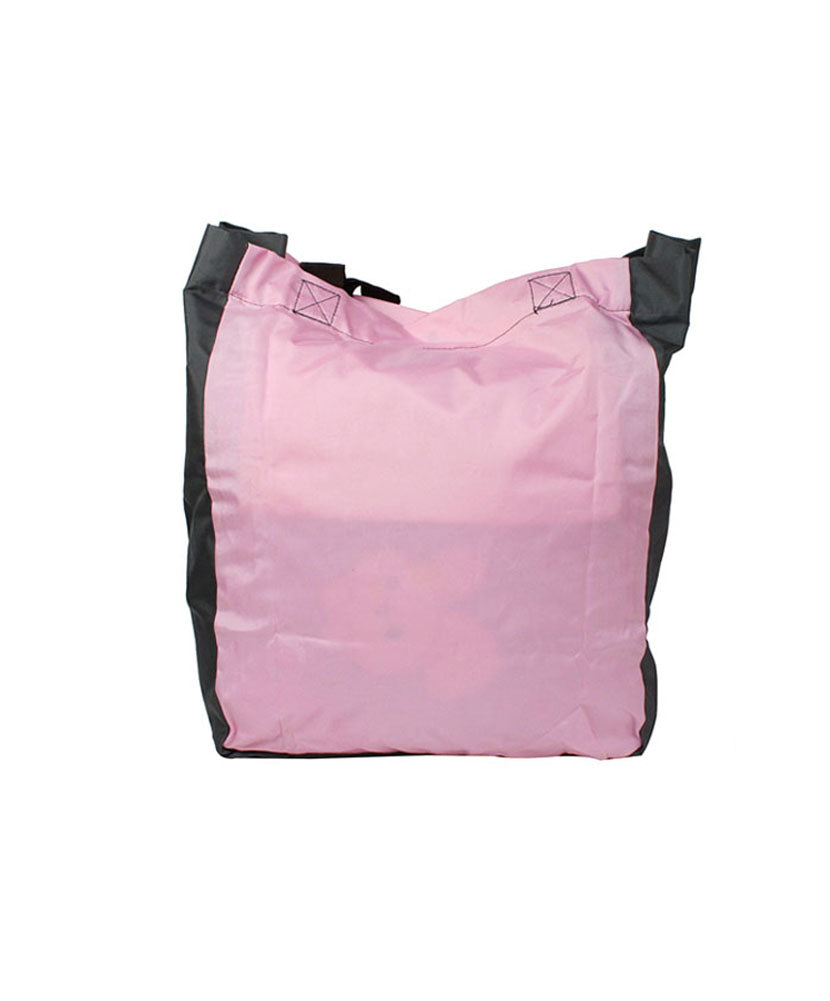 JAVOedge Fold Up Self Storage Travel Tote Bag with Reusable Drawstring Bag