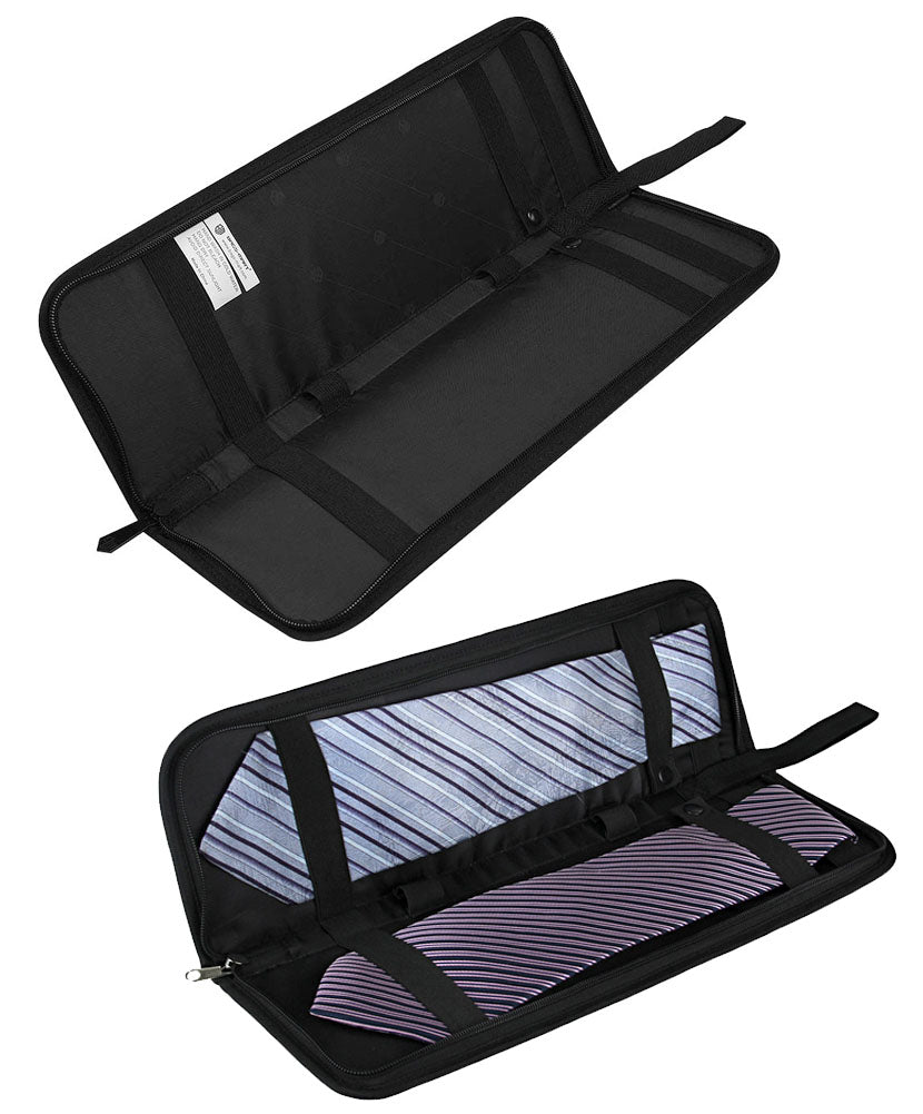 JAVOedge Two Tie Storage Zipper Case for Luggage, Work, Transport