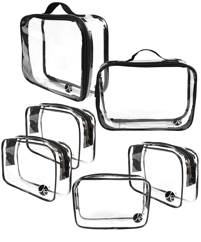 Black (4 PCS) - Small Bag + (2 PCS) - Large Bag