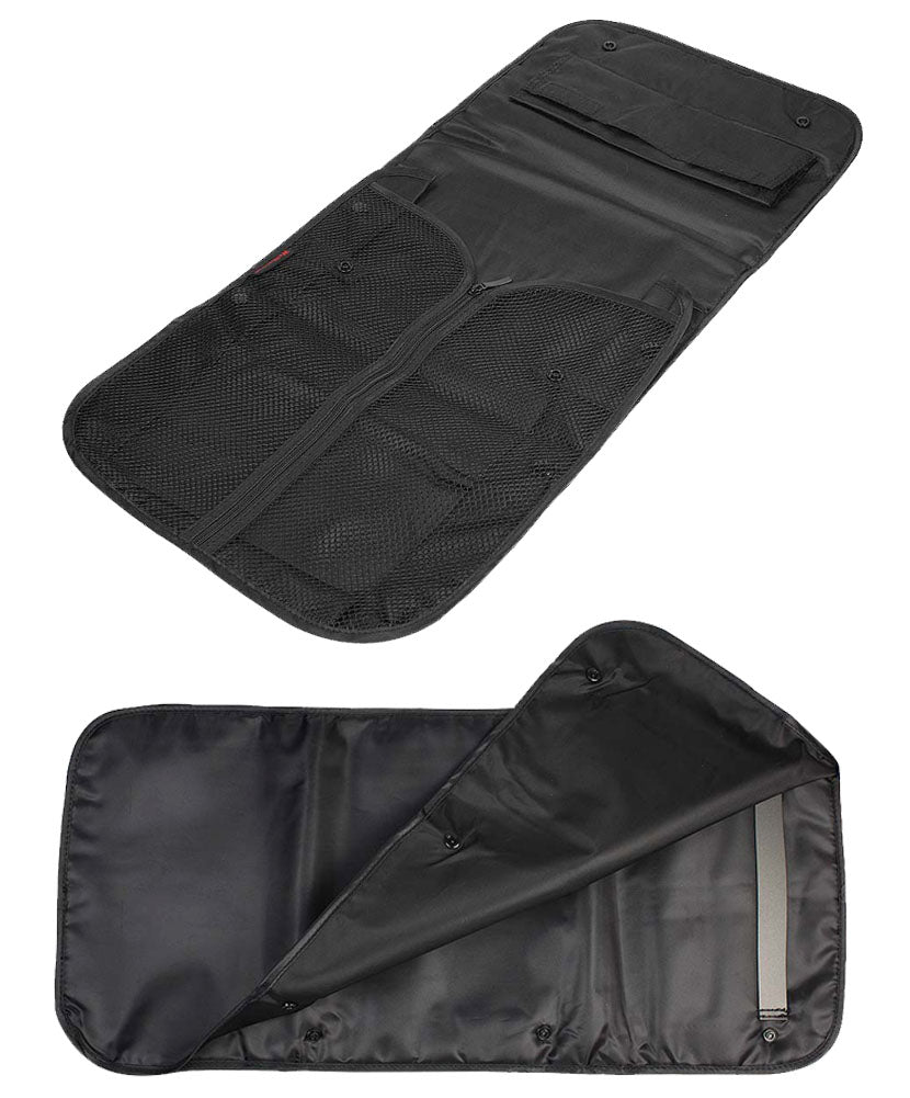 JAVOedge Black Mesh Dress Shirt / Garment Travel Packing Cube with Snap Closure for Luggage, Vacation