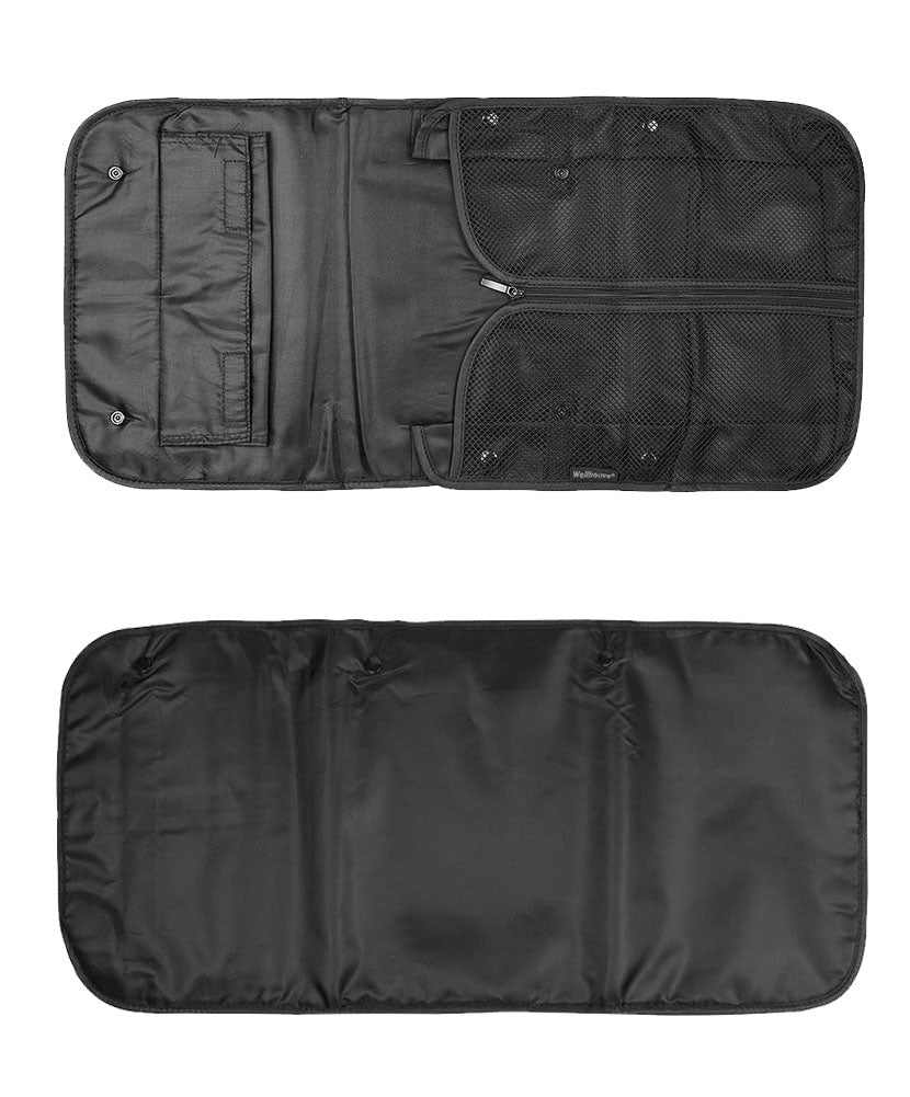 JAVOedge Black Mesh Dress Shirt / Garment Travel Packing Cube with Snap Closure for Luggage, Vacation