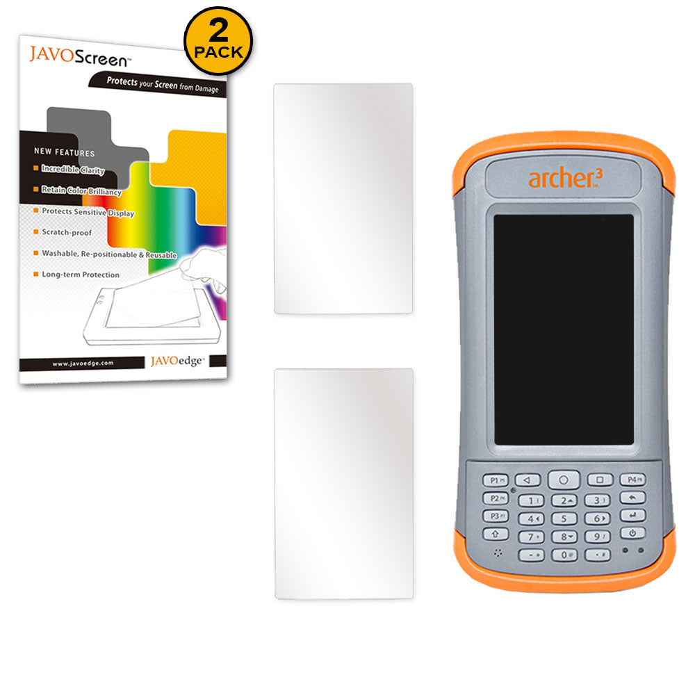 Juniper Systems ARCHER 3, JAVOedge [Anti-Glare] Screen Protector (2 PACK) - Defensive Armor from Scratches