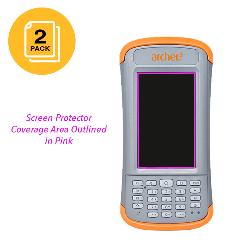 Juniper Systems ARCHER 3, JAVOedge [Anti-Glare] Screen Protector (2 PACK) - Defensive Armor from Scratches