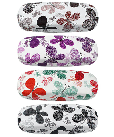 [3 PACK / 5 PACK], JAVOedge Floral Collections Ultra Light Soft Pouch Eyeglass Storage Case w/Microfiber Eyeglass Cloth