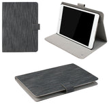 JAVOedge Classic Stripe Folio Case for the Apple iPad Mini 3 (Grey)