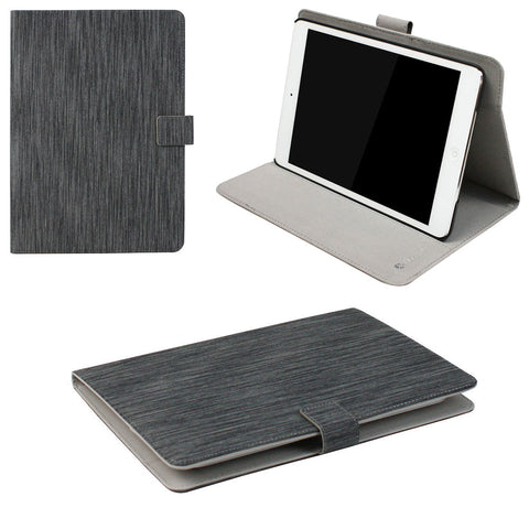 JAVOedge Quilted Dachshund Folio Case for the Apple iPad Mini (Black)