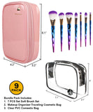 7 PCS Brush Set + Pink [Medium Bag]