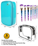 7 PCS Brush Set + Blue [Medium Bag]